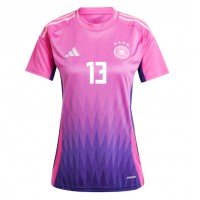 Camisa de time de futebol Alemanha Thomas Muller #13 Replicas 2º Equipamento Feminina Europeu 2024 Manga Curta
